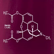Molekulární struktura Heroin