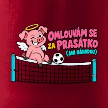 Nohejbalové prasátko na síti