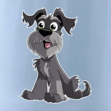 Knírač kreslený sedící