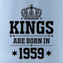Kings are born in 1959