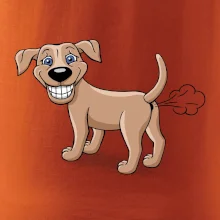 Prdící pes kreslený (Hana-creative)