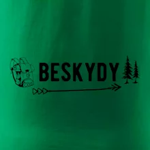 Beskydy nápis