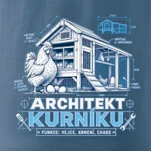 Architekt kurníku technický výkres