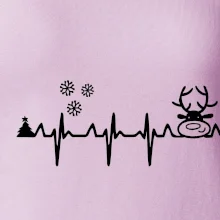 EKG Vánoce Vločky a sob