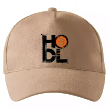 Hodl velký nápis a logo BTC