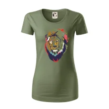 Hlava lva kreslená jednoduchá