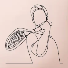 Tenista  jednim tahem