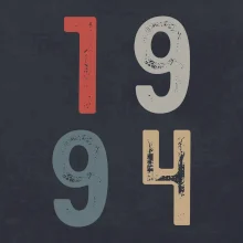 Vintage číslice 1994