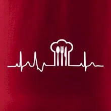 EKG kuchař čepice a příbory