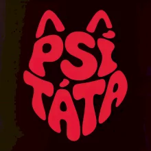 Psí táta nápis v hlavě