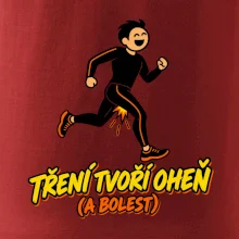 Běžecké tření tvoří oheň