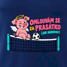 Nohejbalové prasátko na síti