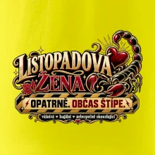 Listopadová žena pozor občas štípe