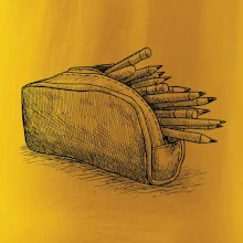 Školní penál kreslený