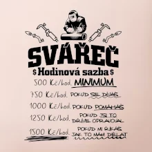 Svářeč - hodinová sazba