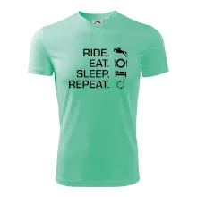 Ride Eat Sleep Repeat koně Ride Eat Sleep Repeat koně