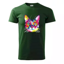 Kočka duhová hlava