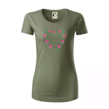 Červené tulipánové srdiečko (Pecka design)