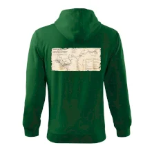 Mapa Báňské dráhy z Moravské Ostravy do Doubravy