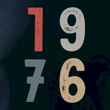 Vintage číslice 1976