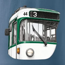 Detail čela T3R SLF tečkovaná perokresba
