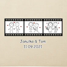 Svatební den - váš nápis (Hana-creative)