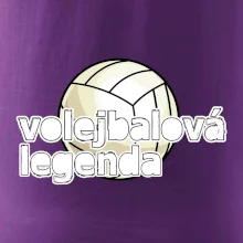 Volejbalová legenda - bílé písmo