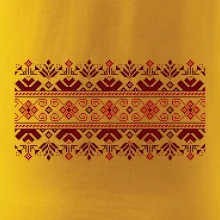 Ukrajinský vzor - červený