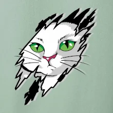 Kočka v roztrženém triku