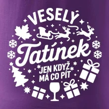 Veselý tatínek jen když  má co pít