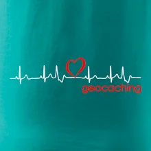 Moje srdce bije pro Geocaching -text