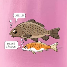 Hezké Vánoce Kapr a Koi kapr (Hana-creative)