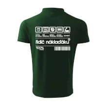 Čárový kód řidič náklaďáku