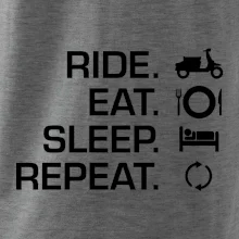 Ride Eat Sleep Repeat moto skútr