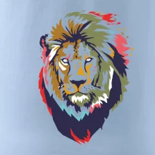 Hlava lva kreslená jednoduchá