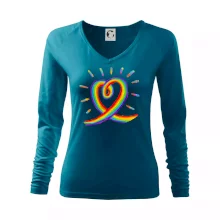 Srdce pride duha kreslená