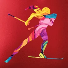 Barevná běžkařka