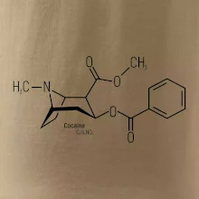 Molekulární struktura Cocaine Kokain