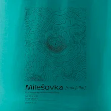 Milešovka - vrstevnice v obdélníku