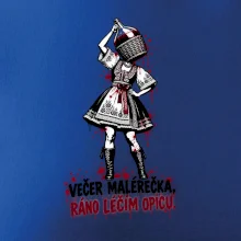 Streetart - Večer malérečka, ráno léčím opicu