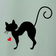 Zamilovaná kočka prohnutá