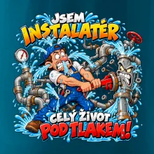 Instalatér celý život pod tlakem komiks