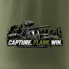 Taktika capture flank win paintball