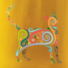 Kočka barevné křivky