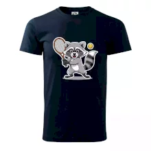 Mýval hraje tenis kreslený