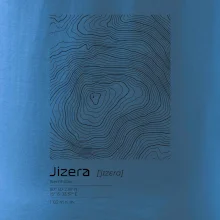 Jizera - vrstevnice v obdélníku