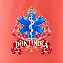 Doktorka - stuhy a kříž