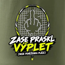 Badminton prasklý výplet