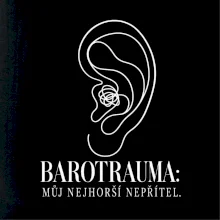 Barotrauma můj nejhorší nepřítel ucho s uzlem v lince
