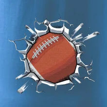 Americký fotbal míč v triku